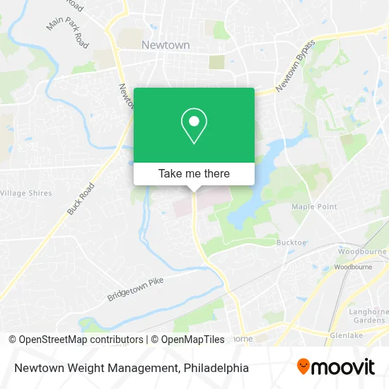 Newtown Weight Management map