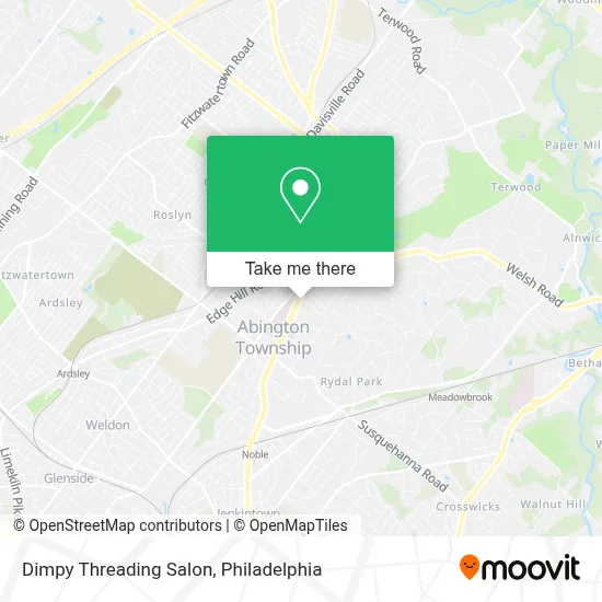 Dimpy Threading Salon map