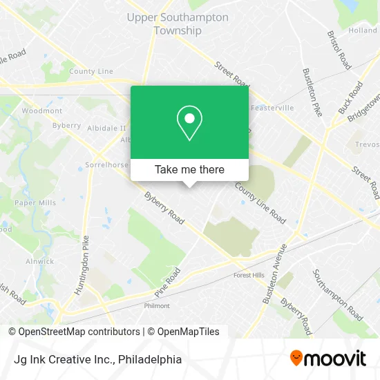 Jg Ink Creative Inc. map
