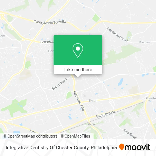 Integrative Dentistry Of Chester County map