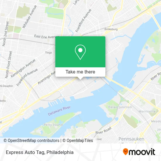 Express Auto Tag map