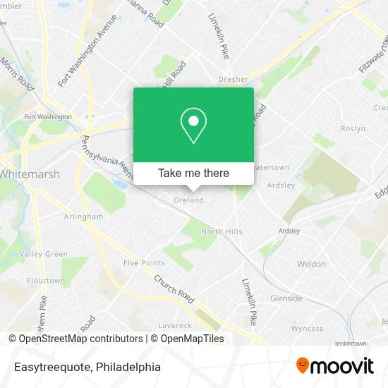 Easytreequote map
