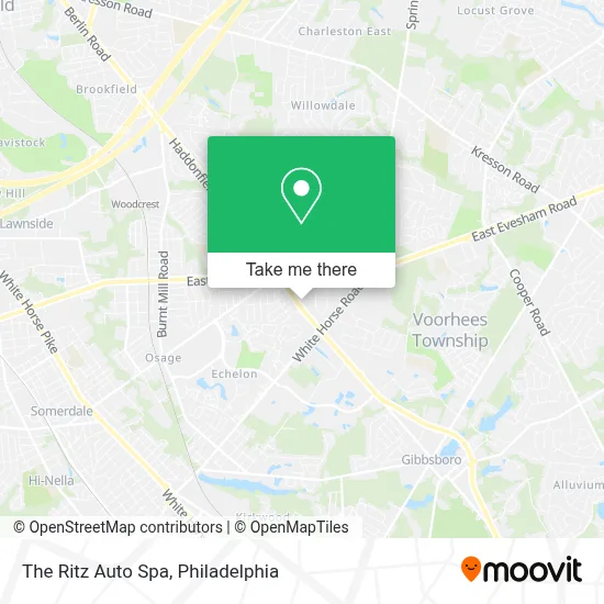 The Ritz Auto Spa map