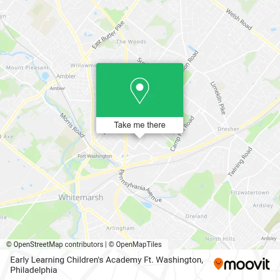 Early Learning Children's Academy Ft. Washington map