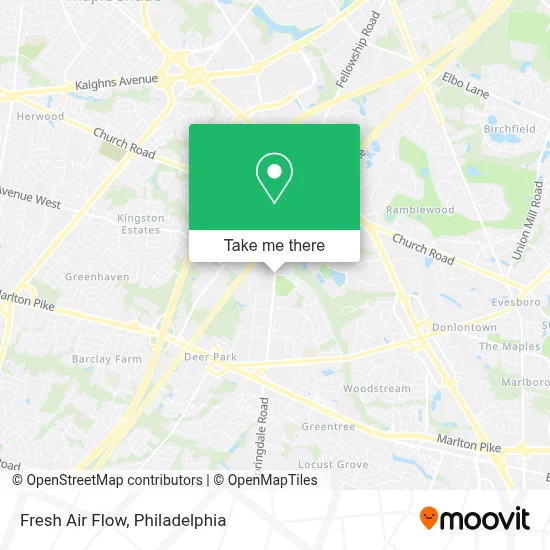 Fresh Air Flow map