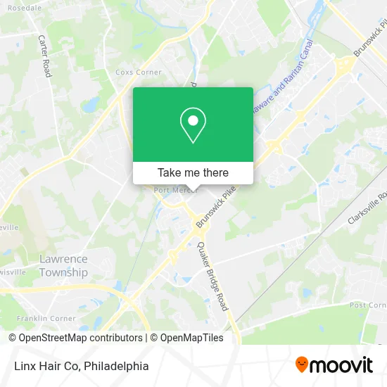 Linx Hair Co map