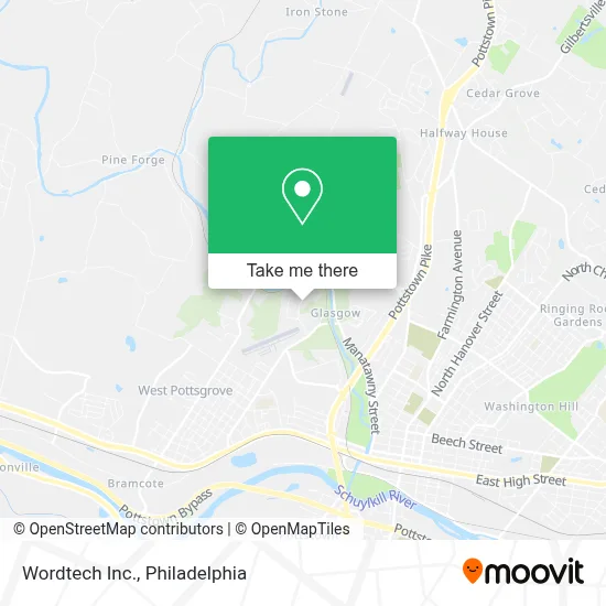 Wordtech Inc. map