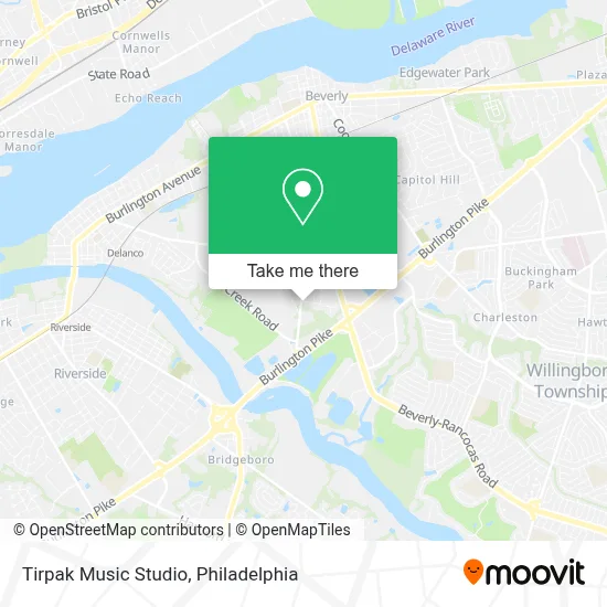 Tirpak Music Studio map