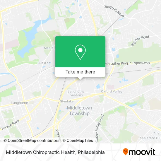 Middletown Chiropractic Health map