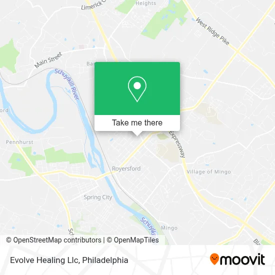 Evolve Healing Llc map