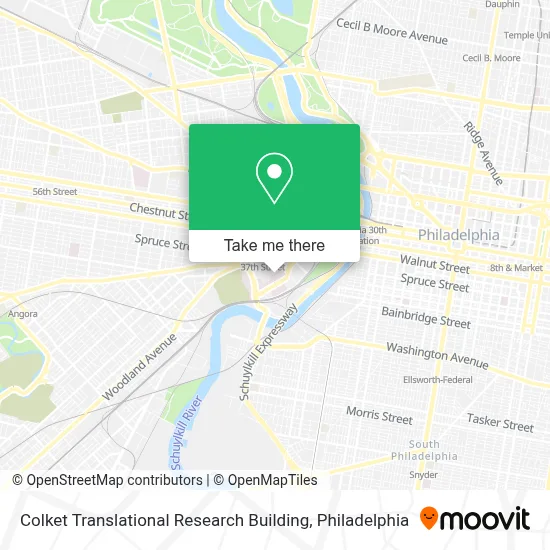 Colket Translational Research Building map