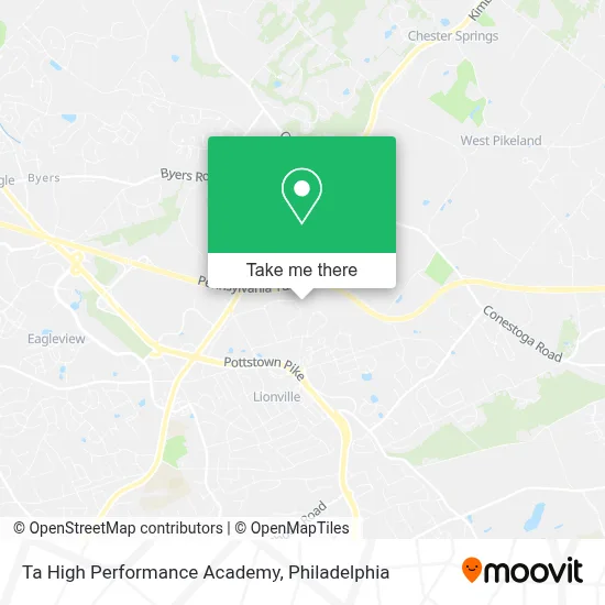 Ta High Performance Academy map