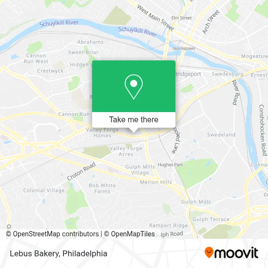 Lebus Bakery map