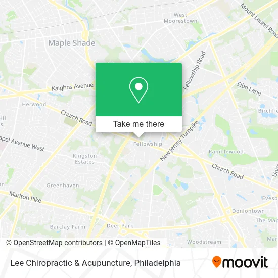 Lee Chiropractic & Acupuncture map