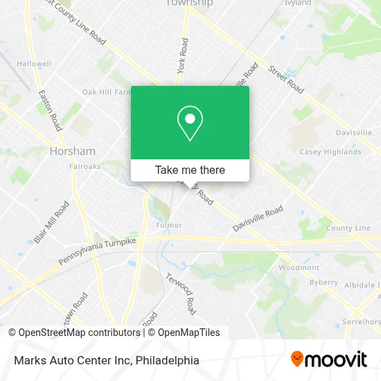 Marks Auto Center Inc map