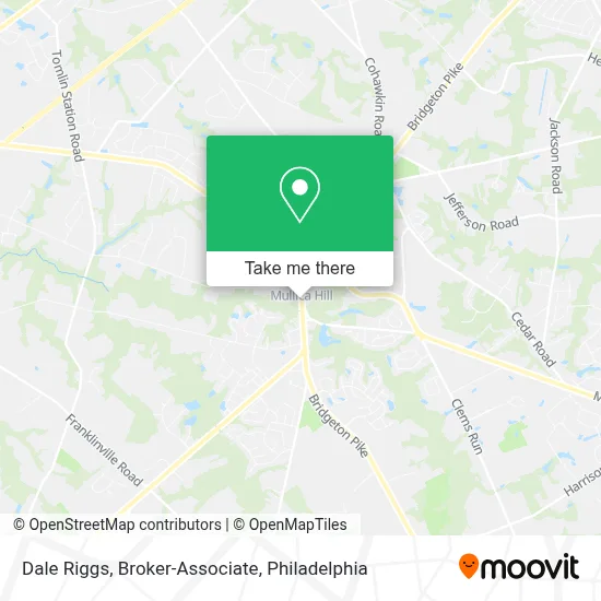 Dale Riggs, Broker-Associate map