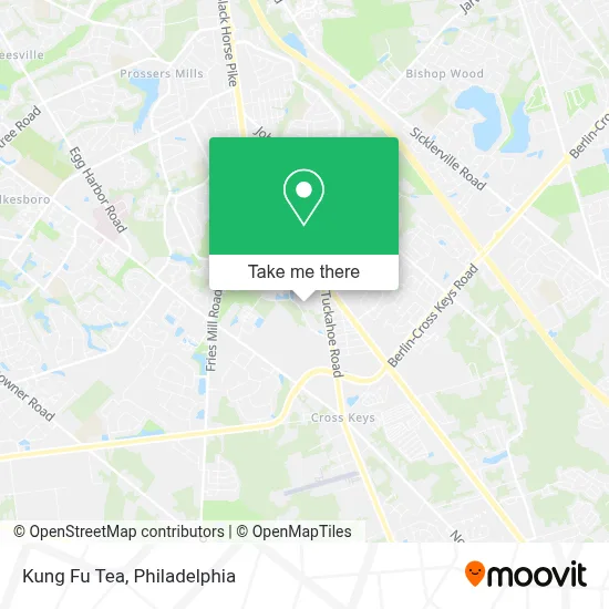Kung Fu Tea map