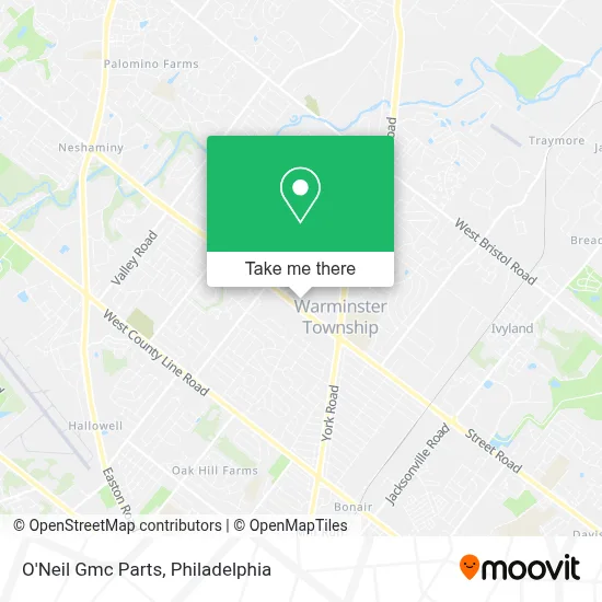 O'Neil Gmc Parts map