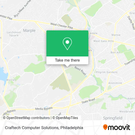 Craftech Computer Solutions map