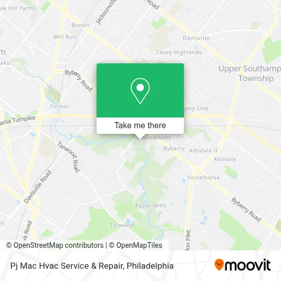 Pj Mac Hvac Service & Repair map