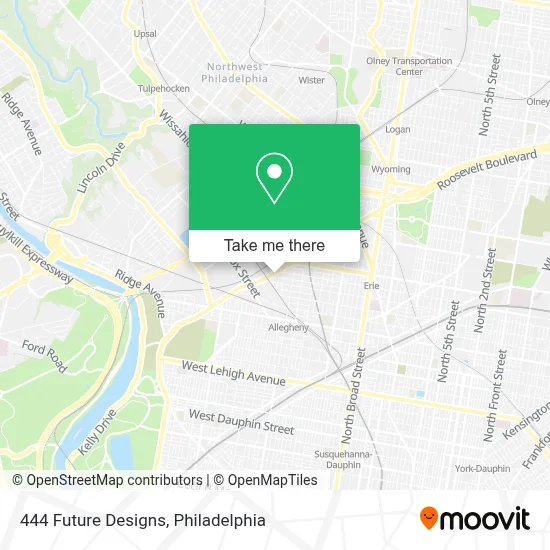 444 Future Designs map