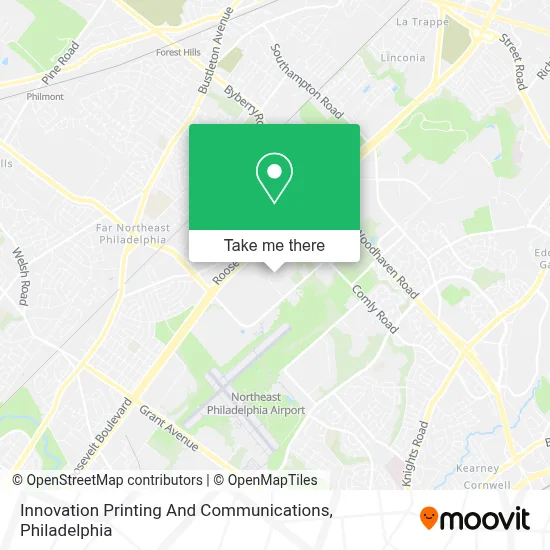 Innovation Printing And Communications map