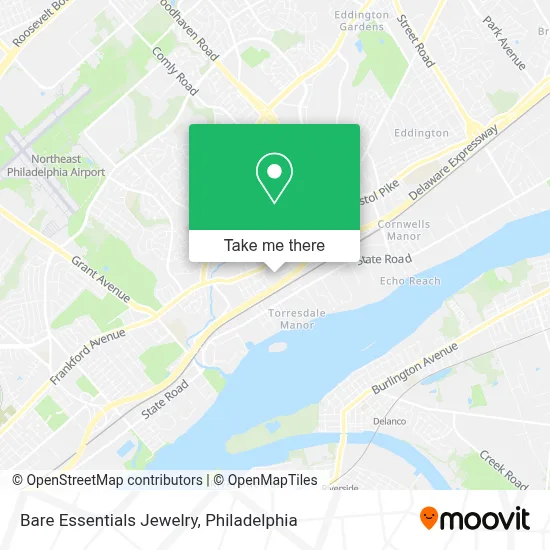 Bare Essentials Jewelry map