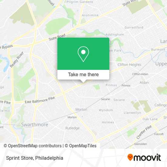 Sprint Store map
