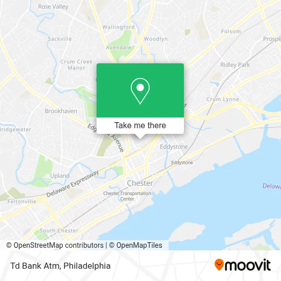 Td Bank Atm map