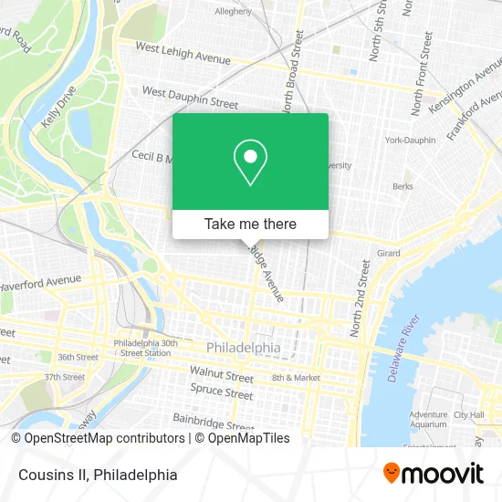 Cousins II map