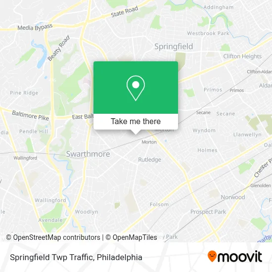 Springfield Twp Traffic map