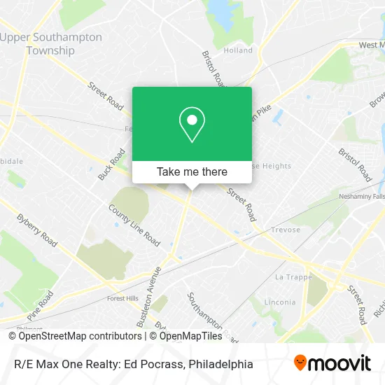 R/E Max One Realty: Ed Pocrass map