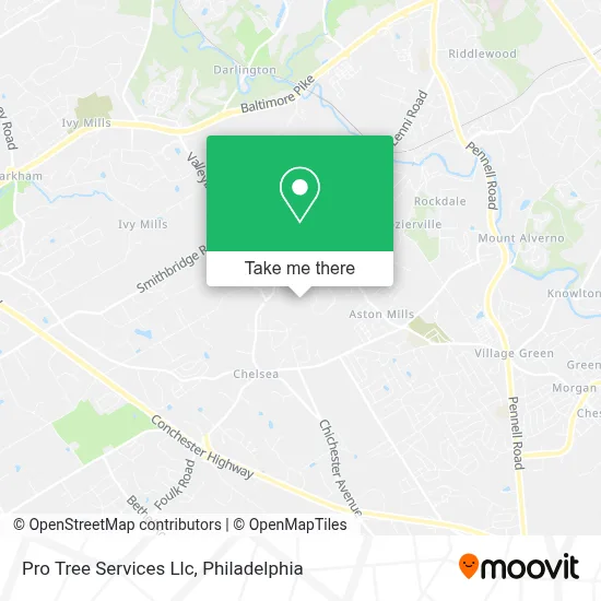 Pro Tree Services Llc map