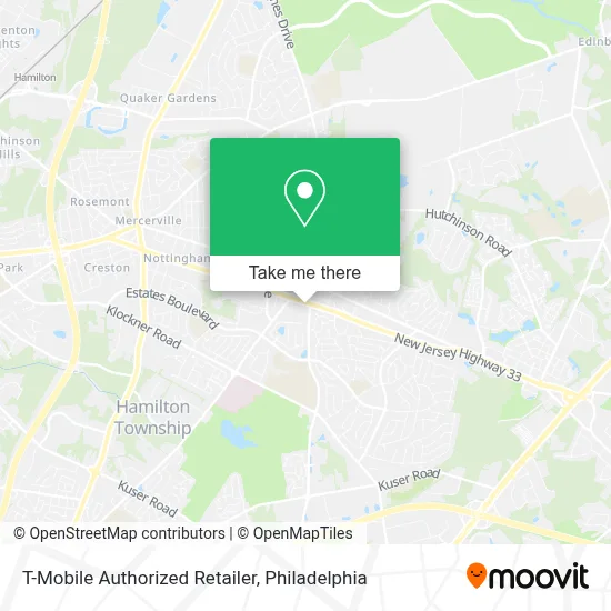 T-Mobile Authorized Retailer map