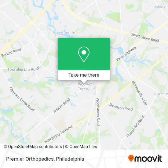 Premier Orthopedics map
