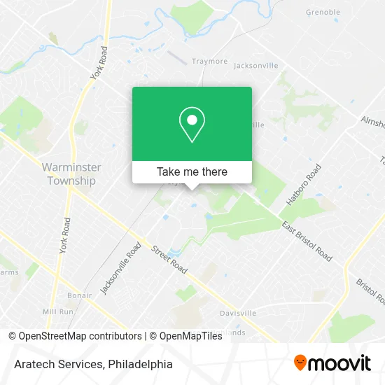 Aratech Services map