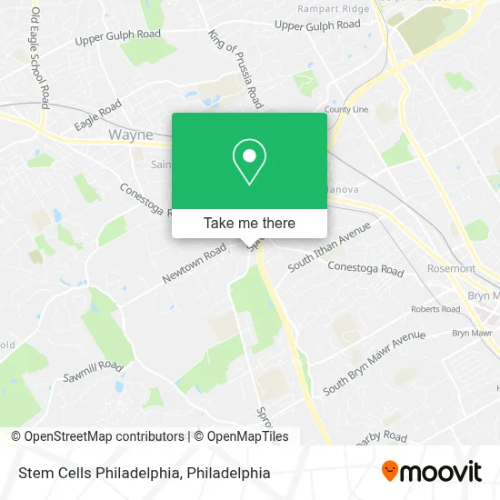 Stem Cells Philadelphia map
