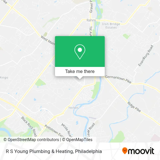 R S Young Plumbing & Heating map