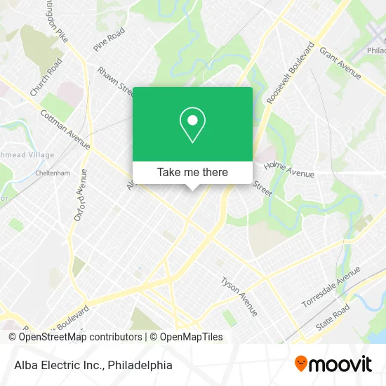 Alba Electric Inc. map