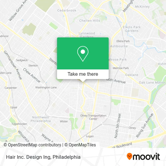 Hair Inc. Design Ing map