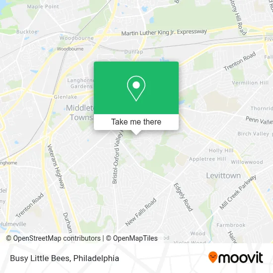 Busy Little Bees map