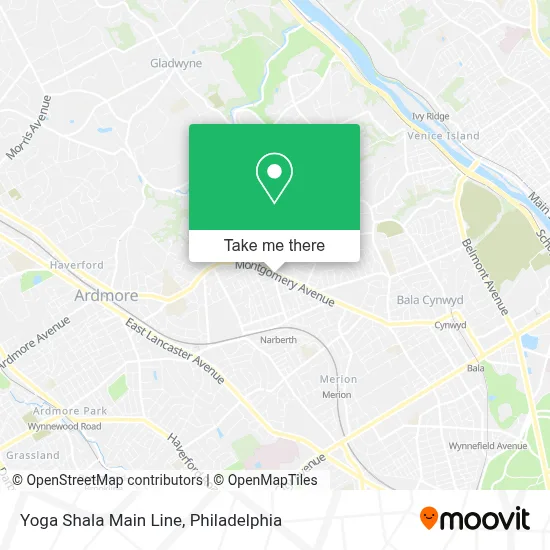 Yoga Shala Main Line map