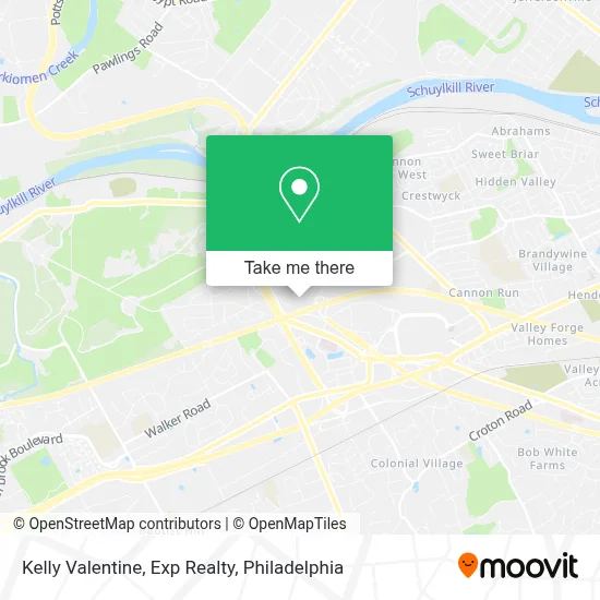 Kelly Valentine, Exp Realty map