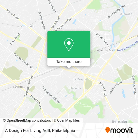 A Design For Living Adfl map