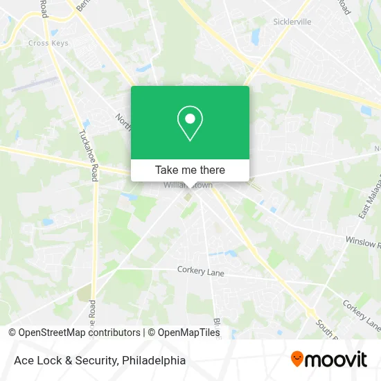 Ace Lock & Security map
