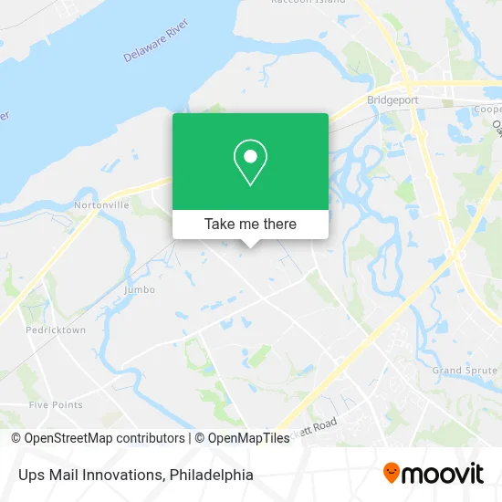 Ups Mail Innovations map