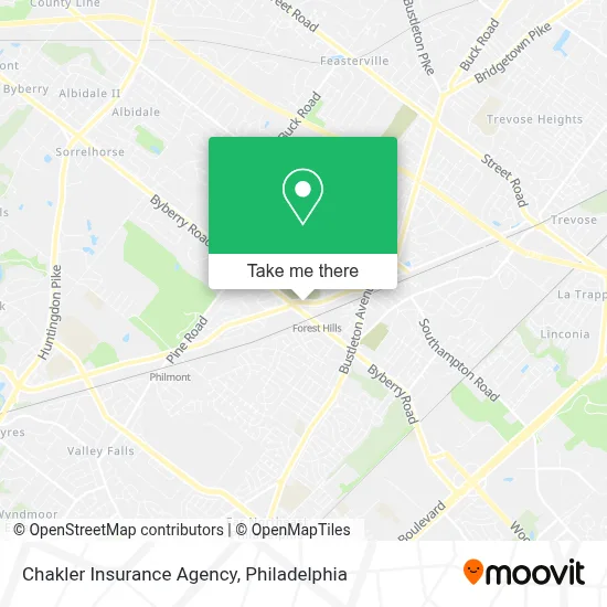 Chakler Insurance Agency map