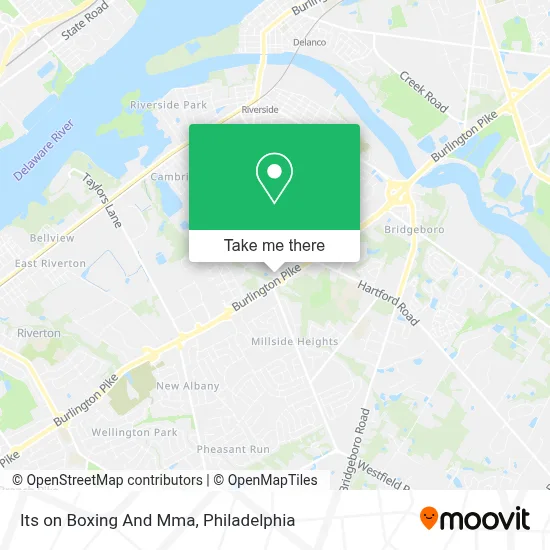 Its on Boxing And Mma map