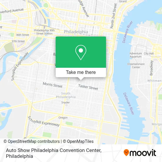 Auto Show Philadelphia Convention Center map