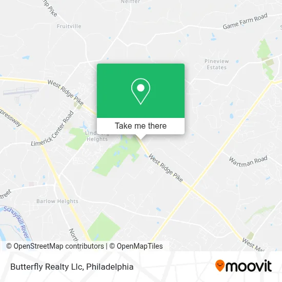 Butterfly Realty Llc map